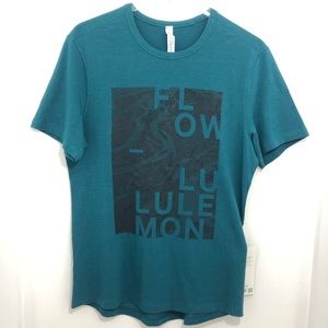 NWOT Lululemon 5 year Basic Graphic T “River Flow”